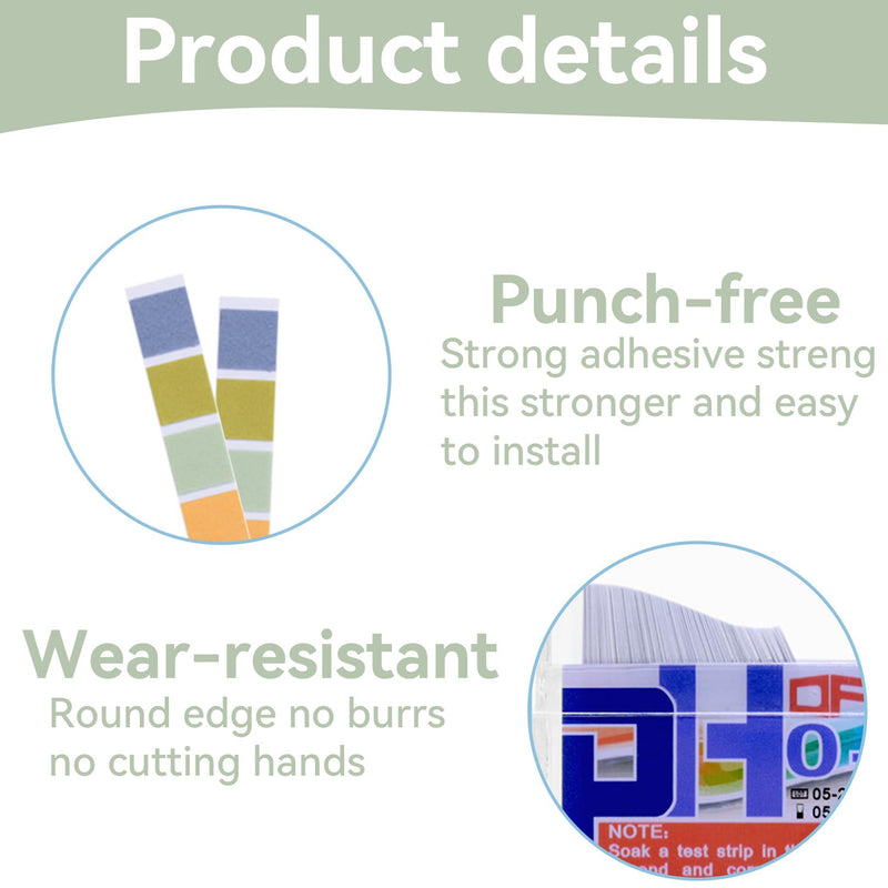 [Australia - AusPower] - Pack of 100 PH Test Strips, PH Value Test Strips Measuring Test, Urine Test Strips Bases, PH Strips Pool Floor, Urine Test Strips Strips for Home, Aquariums, Laboratories, Measuring Range (0-14) 