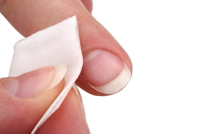 [Australia - AusPower] - TOUGH GIRLS | Nail Cleaning Alcohol Wipe & Prep Pads | 70% Alcohol | Individually Wrapped, 2-Ply, Disposable, Sterile Pads (100 qty) 100 