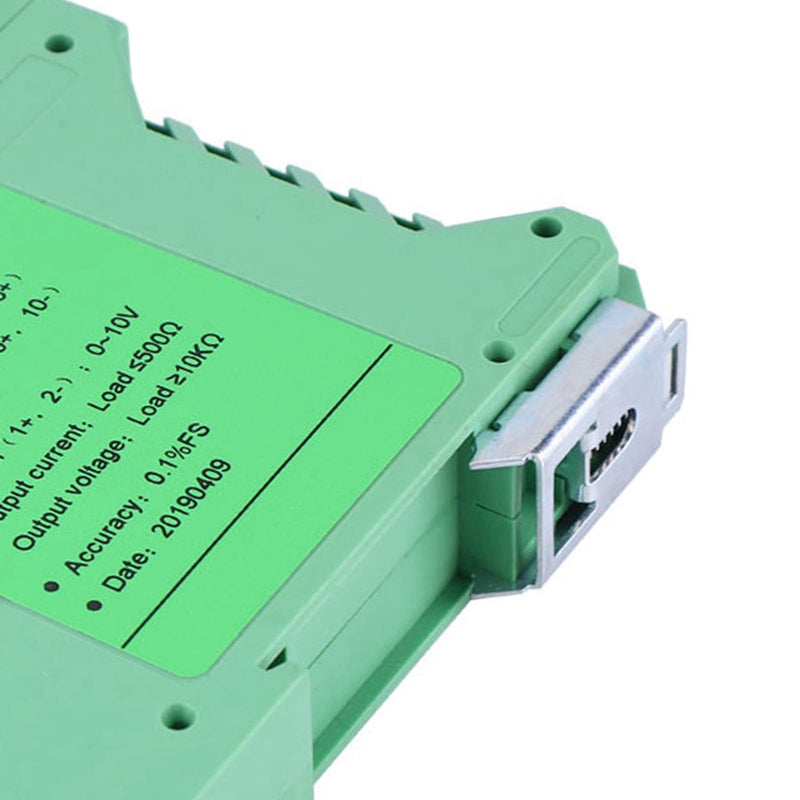[Australia - AusPower] - GLG DC Signal Conditioner, DC Current Signal Isolator Transmitter, Low Power Consumption PLC Detect Signal Conditioner for Mechanical Equipment (One Input and one Output 4-20mA to 0-10V) One input and one output 4-20mA to 0-10V 