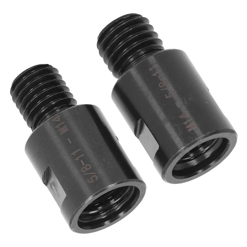 [Australia - AusPower] - 2pcs Angle Grinder Attachments M14 Female to 5/8" 11 Male, 5/8" 11 Female to M14 Male Angle Drill Adapter 