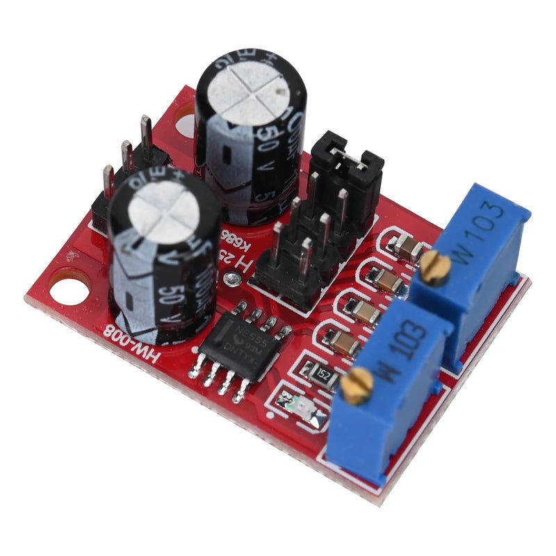 [Australia - AusPower] - 5 pcs NE555 Pulse Frequency Duty Cycle Square Wave Signal Generator Stepper Motor Driver 