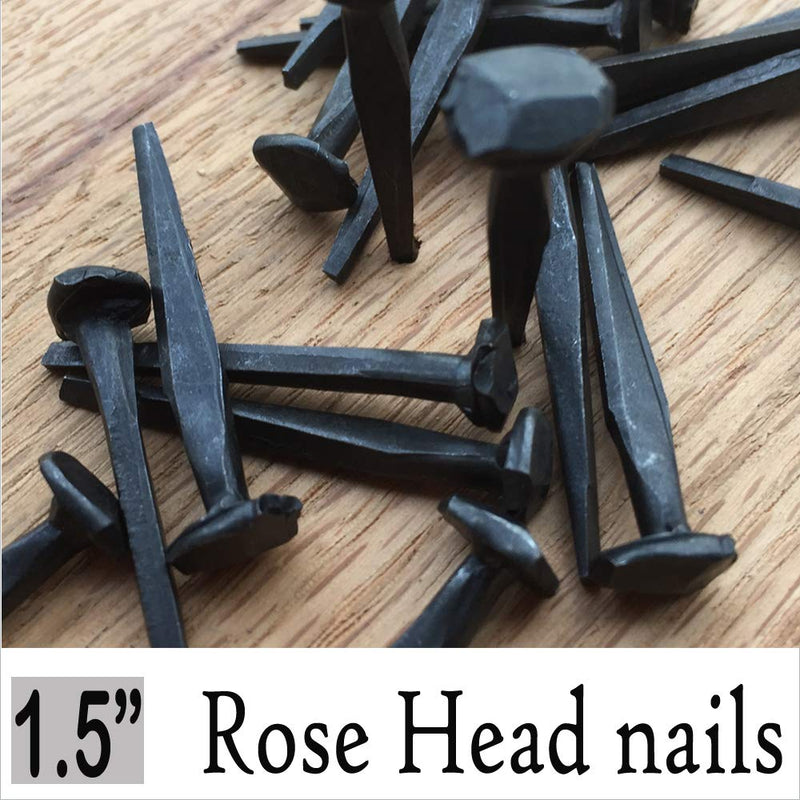 [Australia - AusPower] - 1.5" Vintage-Rose Head Nails (50) 
