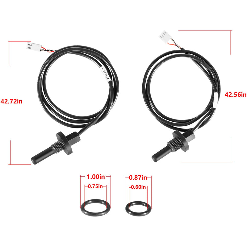 Sensor Assy Kit for Watkins IQ2020 (No Fault Double Barrel Heaters, 2002 to Current) - Hi-Limit & Temperature Sensors with O-Rings