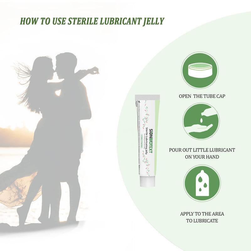 [Australia - AusPower] - Sterile lube Water Based Gel Lubricating Jelly Smooth Consistency - lube Water Lubricant 113g Tube 4 Fl Oz (Pack of 1) 