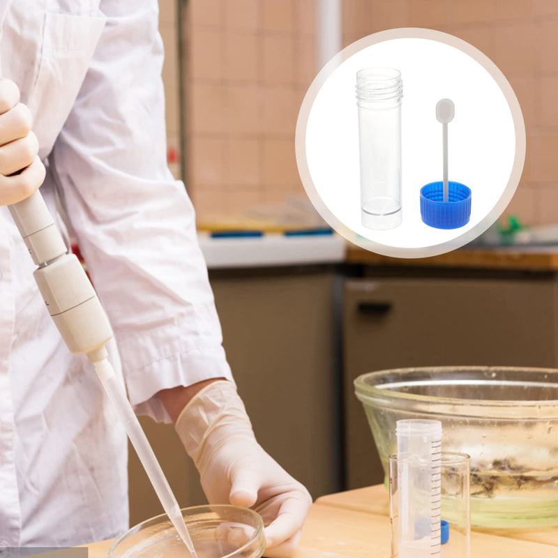 [Australia - AusPower] - iplusmile 10Pcs Specimen Cup Stool Urine Fecal Collection Containers with Screw On Lids, 25ml-30ml Capacity Specimen Cup Laboratory Use 