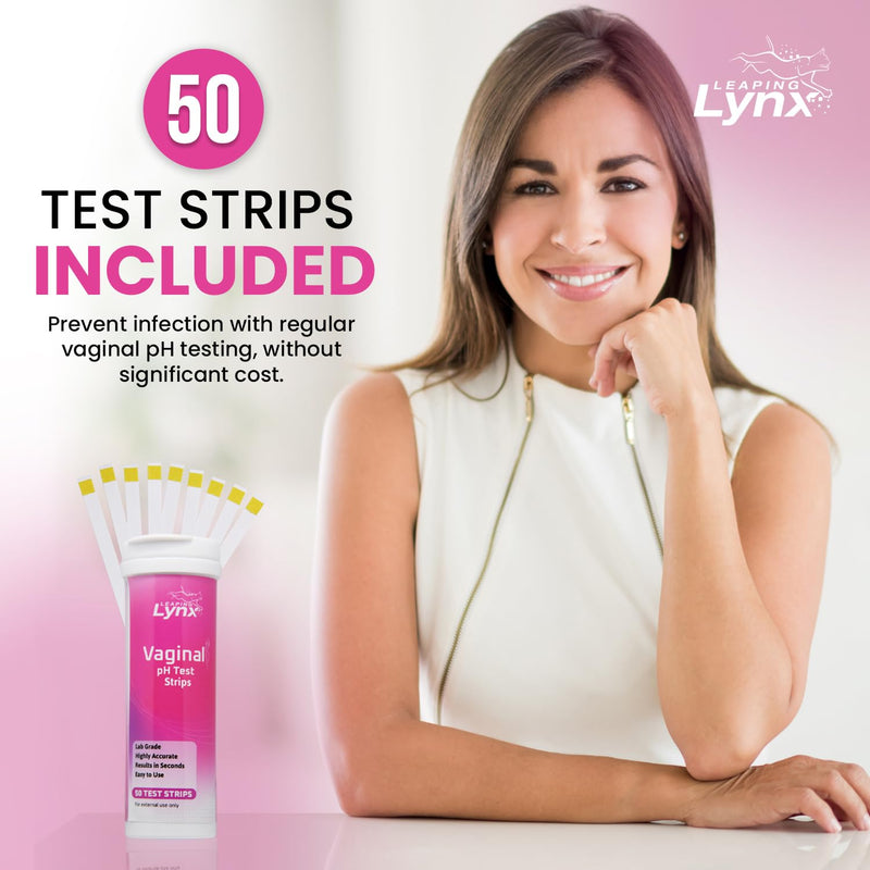 [Australia - AusPower] - Vaginal pH Test Strips for Women - [50ct] BV Test Strips for Feminine Care & pH Balance – UTI Strips Tests for Women, UTI Test Kit for Vaginal Health and Yeast Infection Test 