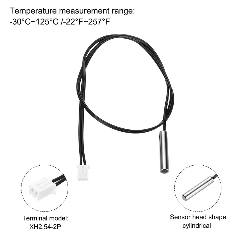 [Australia - AusPower] - uxcell 1 Pcs 5K NTC Thermal Sensor Probe, Stainless Steel Sensitive Temperature Sensor Probe 13.7 Inch Digital Thermometer Extension Cable Temp Sensor 