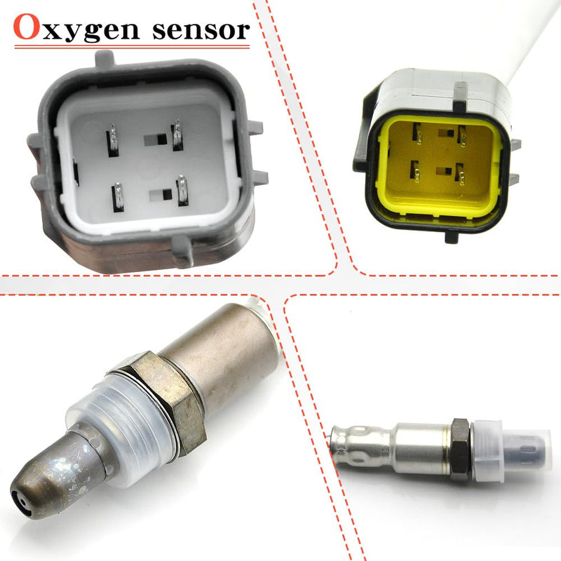 2 PCS 234-9036 234-4190 Oxygen Sensor Upstream Downstream Compatible with Nissan Altima 2.5L 2007-2013 O2 Sensor for Nissan Rogue 2.5L 2008 2009 2010 2011 2012 2013