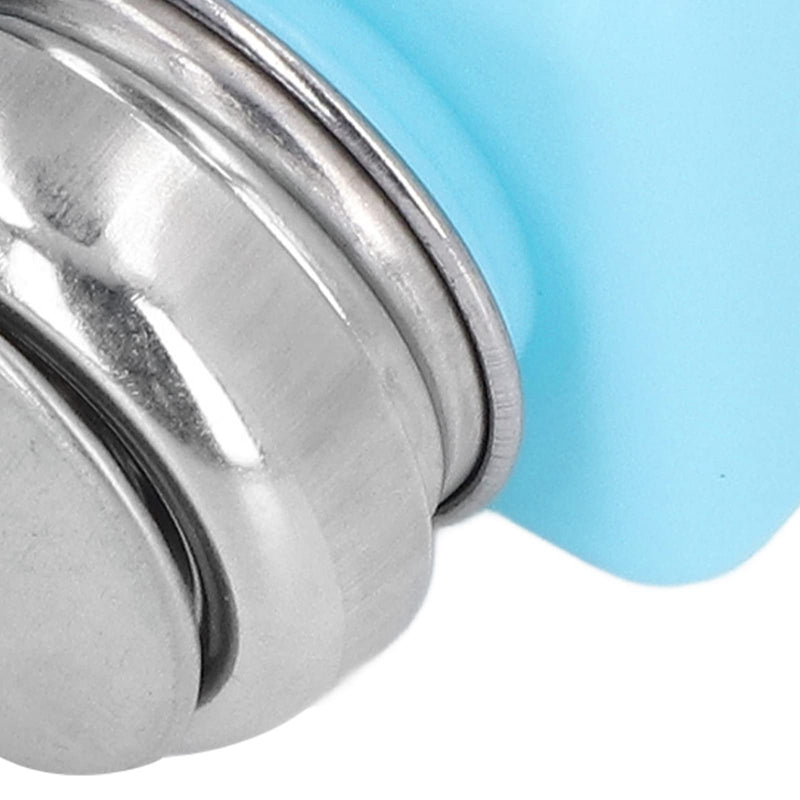 200 ml Press Type Solvent Dispenser ESD Safe Antistatic Square Bottle ESD Safe Dispenser Bottle Liquid Dispenser with Stainless Steel Lid (Blue)