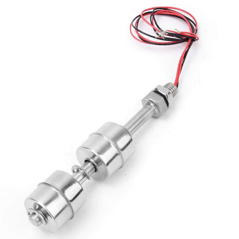 [Australia - AusPower] - Stainless Steel Double Ball Tank Level Float Switch,DC 0~110V Water Level Sensor Switch,Water Level Controller Sensor Switch for Tank Pool (100mm) 