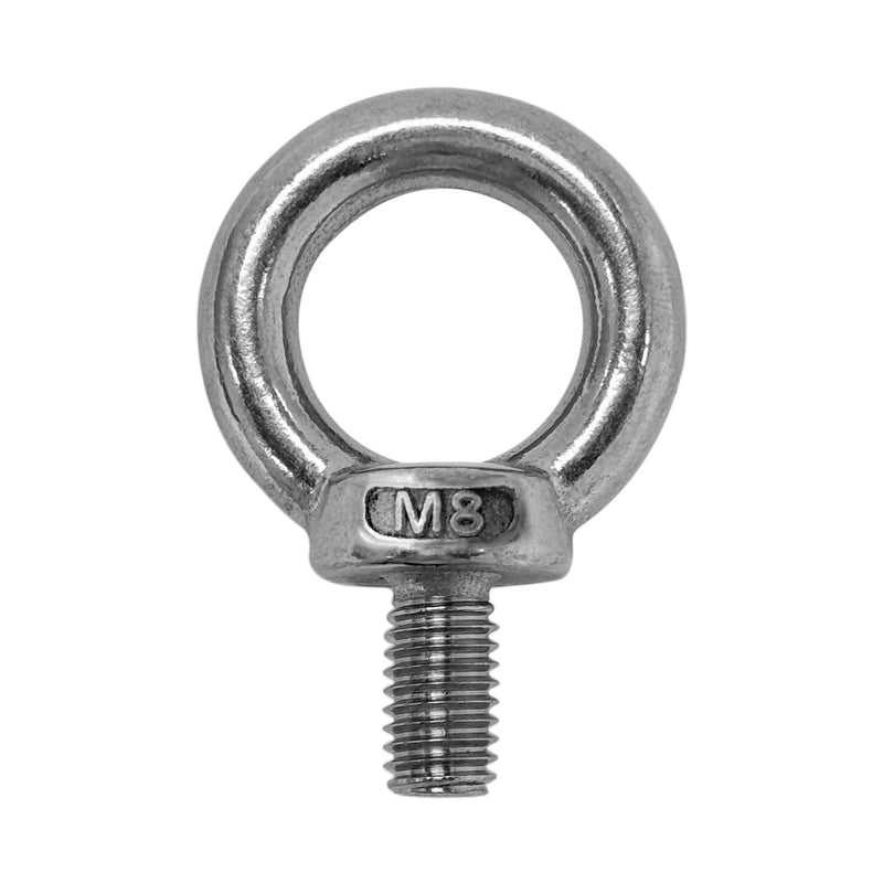 [Australia - AusPower] - 4 Pack Shoulder Eye Bolt, Heavy-Duty Stainless Steel Eye Bolt tie Down Anchoring kit Lifting Ring Threaded Eyebolts with Washer and Nuts Set Muti-Function Model 1 