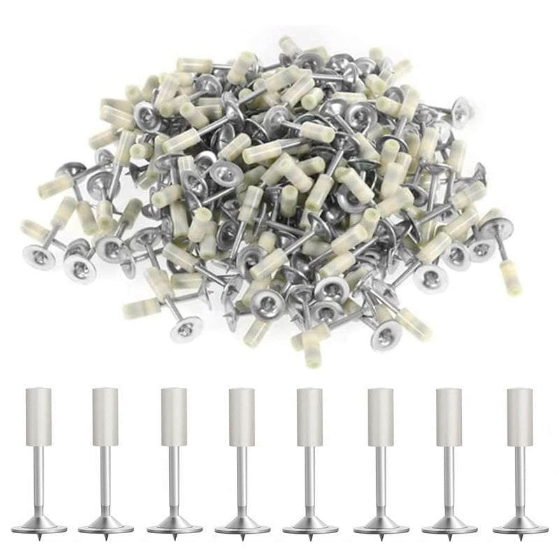 [Australia - AusPower] - 50pcs Nails for Concrete Nail Gun, 7.3mm Round Nails Home Wall Fastening Tool, for Ceiling Cable Ducts Fixed Slotting Device Repair Tool Home DIY Nail Gun Accessories 
