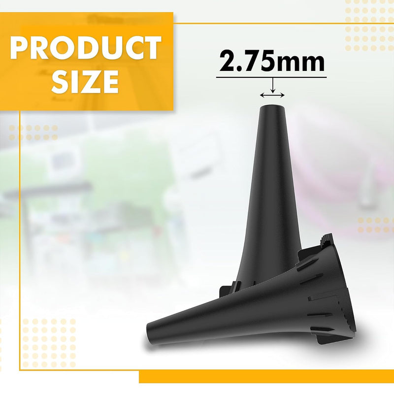 [Australia - AusPower] - 4.25 mm & 2.75 mm Disposable Ear Specula for W-e-l-c-h-A-l-l-y-n Otoscopes - Compatible with All otoscopes of W-e-l-c-h-A-l-l-y-n Universal Otoscope Speculums Pack of 100 Each Size 
