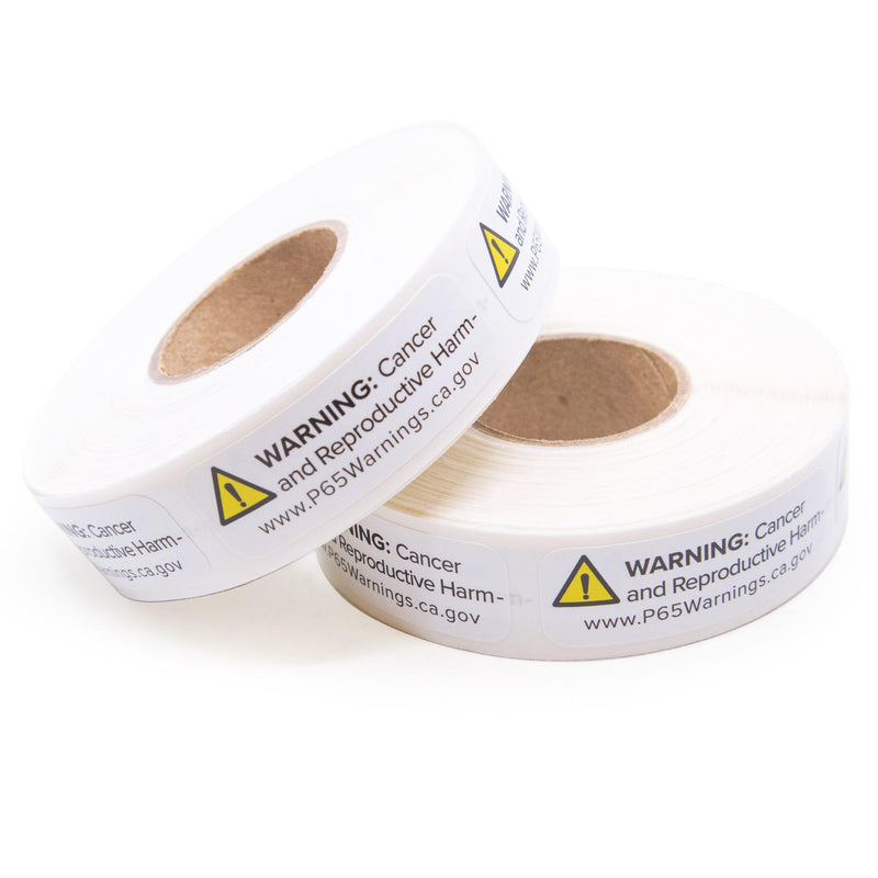 California Prop 65 Cancer and Reproductive Harm Warning Labels