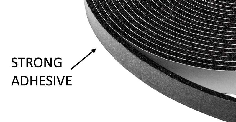 Foam Insulation Foam Tape for Pipe Insulation, Weather Stripping. Insulation Tape Tape Adhesive Freezer Seal Air Conditioner Tape. AC Foam Insulation Single Sided (1/8" X 2" X 30') 1/8" X 2" X 30'