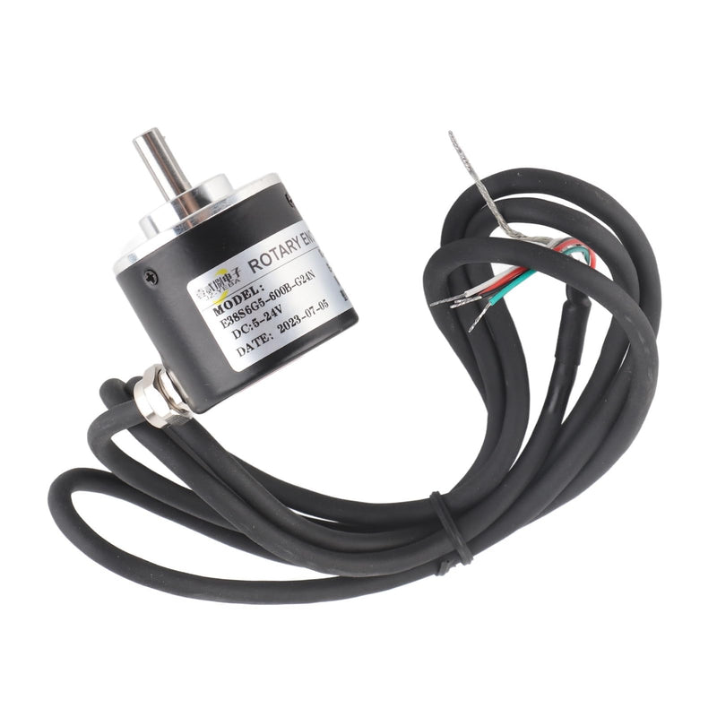 [Australia - AusPower] - 600P/R Rotary Encoder, Incremental Rotary Encoder, DC 5-24v 2 Phase, 600P/R Photoelectric Incremental Rotary Encoder, 5V-24V, AB 2 Phase Shaft 6 mm 