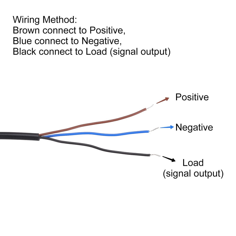 [Australia - AusPower] - MECCANIXITY M8 Approach Sensor Inductive Proximity Sensor Switch NC Normally Close NPN 2mm Detection Distance, DC 6-36V LJ8A3-2-Z/AX, 3.9ft, 5Pcs 5 