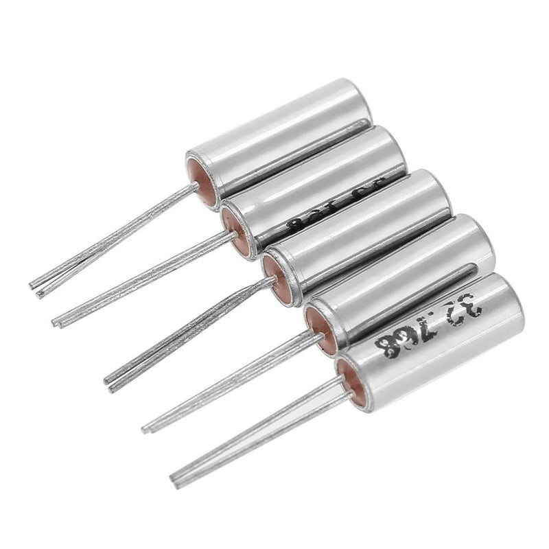 [Australia - AusPower] - Quartz Crystal Resonator, 50pcs 10Value 32.768KHz -24MHz DIY Quartz Crystal Oscillator Assorted Kit Set Electronic Components Set Crystal Resonator 