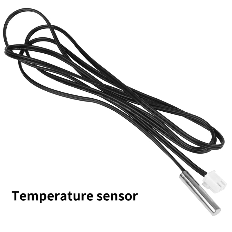[Australia - AusPower] - 10K B3950 Temperature Sensor Probe 6Pcs 1 Meter Waterproof Temp Sensor Probe Stainless Steel NTC Temp Sensor Probe, Digital Temperature Transmitter Extension Cable with JST XH2.54mm Interface 