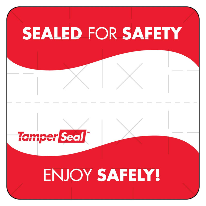 DayMark Safety Systems - IT119541 TamperSeal Tamper-Evident 2" x 4" Writable Delivery Label (Roll of 500) & IT119540 TamperSeal Tamper-Evident 2" x 2" Writable Delivery Label (Roll of 500)