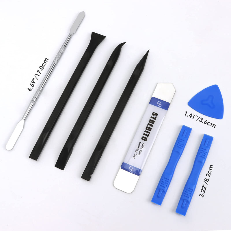 [Australia - AusPower] - STREBITO Spudger Pry Tool Kit 11 Piece Opening Tool, Plastic & Metal Spudger Tool Kit, Ultimate Prying & Open Tool for iPhone, Laptop, iPad, Cell Phone, MacBook, Tablet, Computer, Electronics Repair 11 in 1 