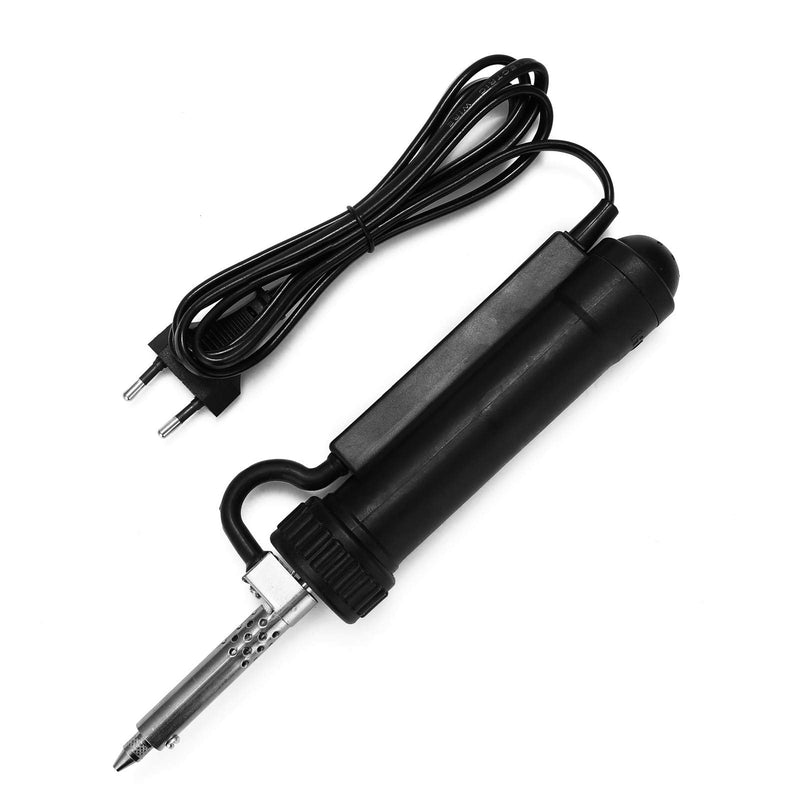 Weytoll Electric Desoldering Pump, Electric Vacuum Desoldering Iron, Extraction of Liquid Solder, 350 W Desoldering Pump with Heater, Palm, Electric Soldering Tin Sucker Va-cuum Soldering (Black)