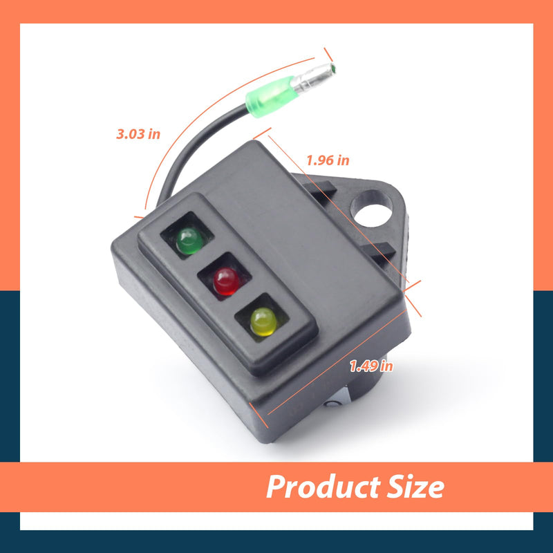 Low Oil/Output/Overload Light Indicator Module Replacement for Sigma Model SG2400iS 2400 Peak Watts/1800 Running Watt Portable Inverter Generator, with CO Sensor