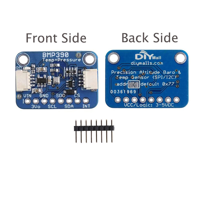 [Australia - AusPower] - BMP390 24-bit Absolute Precision Altitude Barometric Pressure and Altimeter Sensor Breakout +2pcs SH1.0mm 4P Cables 