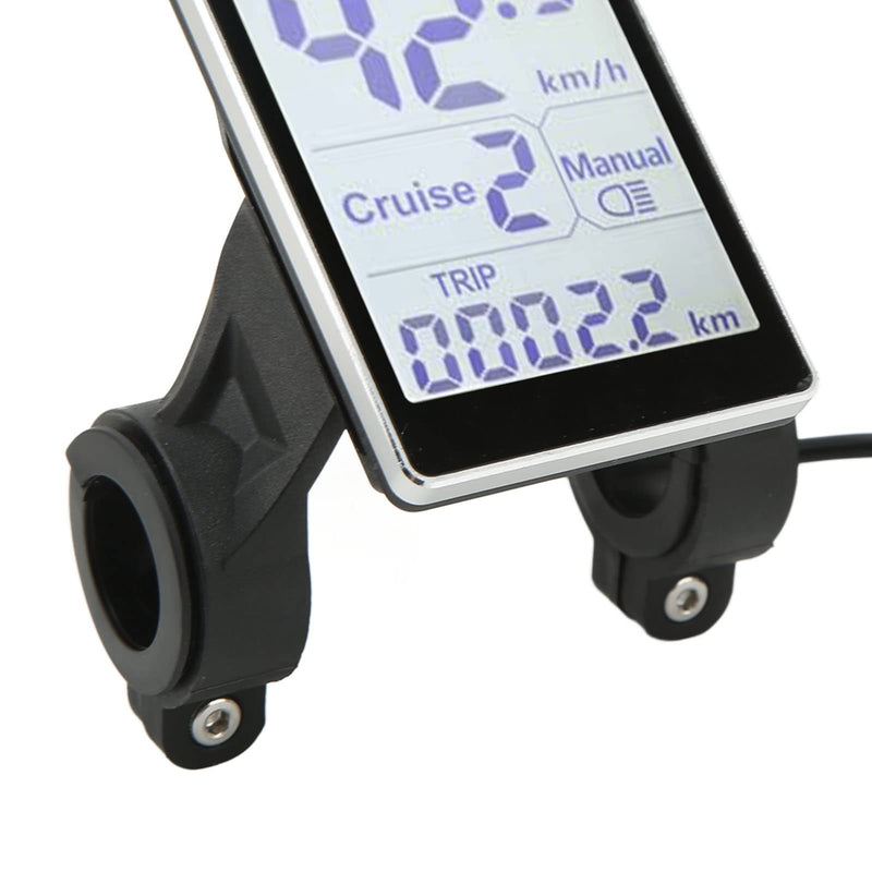 [Australia - AusPower] - M5 LCD Display, Display 5 Pin M5 LCD Panel Screen for 31.8 22.2mm Electric Bikes Electric Parts for 24V 36V 48V 60V Power Meter Used with Protocol 2 Controller Replacement Parts 