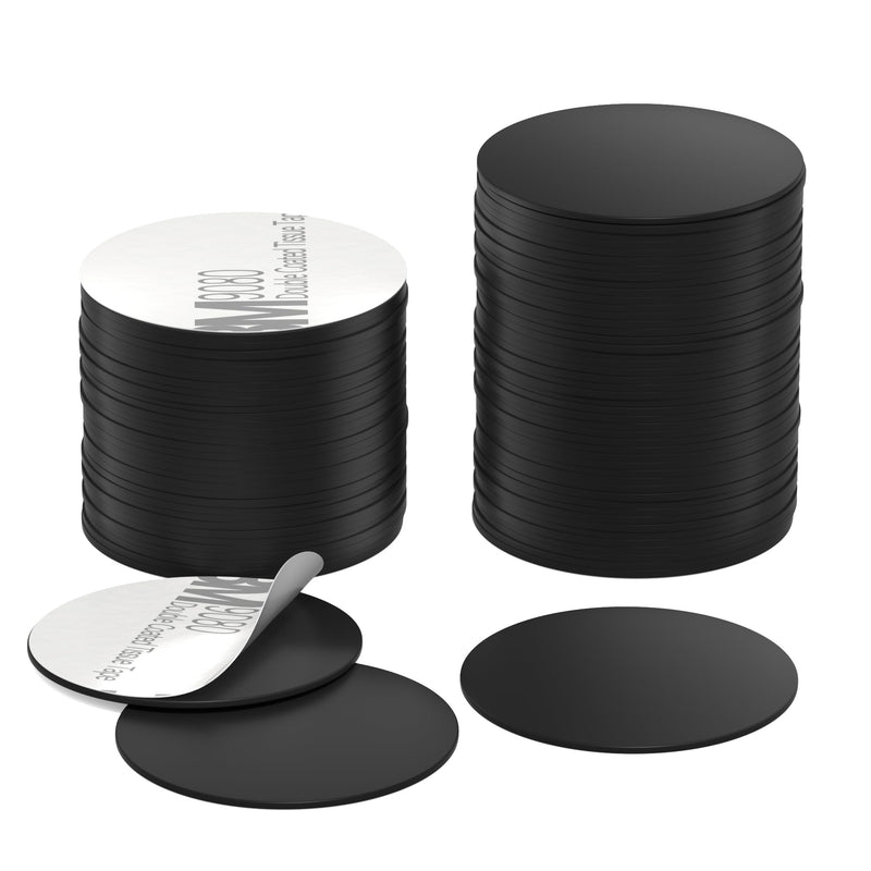 100 Pieces NFC Tags Black NTAG215 NFC 215 Tags NFC Coins Cards Black NFC Stickers Round 13.56MHz NFC Chip with Adhesive Back, Compatible with TagMo and NFC Enabled Phones Black Nfc Coin (With Adhesive) 25mm - 100 pcs