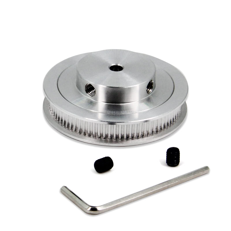 [Australia - AusPower] - 2GT Pulley 80 Teeth 5mm Bore 80T Timing Belt Pulley Synchronous Wheel Aluminum for Width 6mm Belt 3D Printers Parts, 4pcs/Pack(Size: 80T-5mm Bore) 2GT 