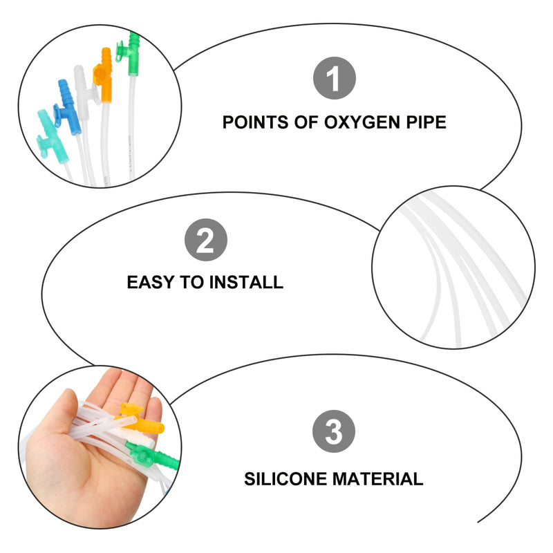 [Australia - AusPower] - ULTECHNOVO 10pcs Kids Phlegm Remover Disposable Silicone Suction Tubes for Sputum Aspirator Sputum Suction Machine 
