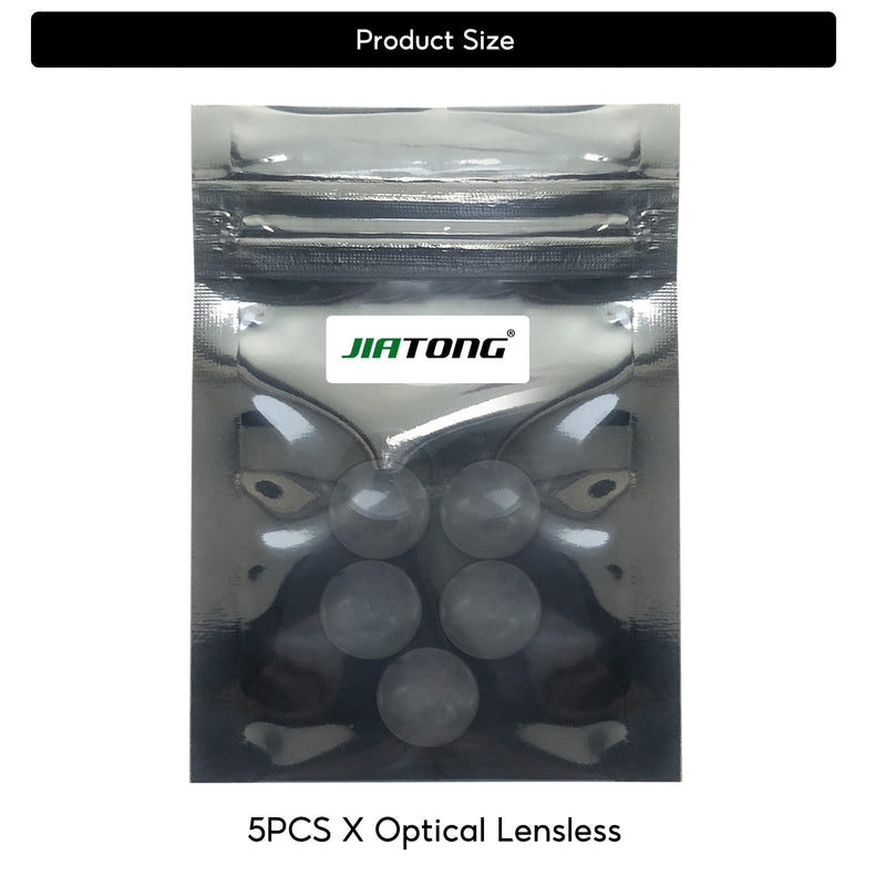 [Australia - AusPower] - 5PCS X Optical Glass Lens Without Edge Dameter 5MM Flat-Convex Lens, Focusing LED Convex Lens (Φ5mm*H2.8*F4.0) Φ5mm*H2.8*F4.0 