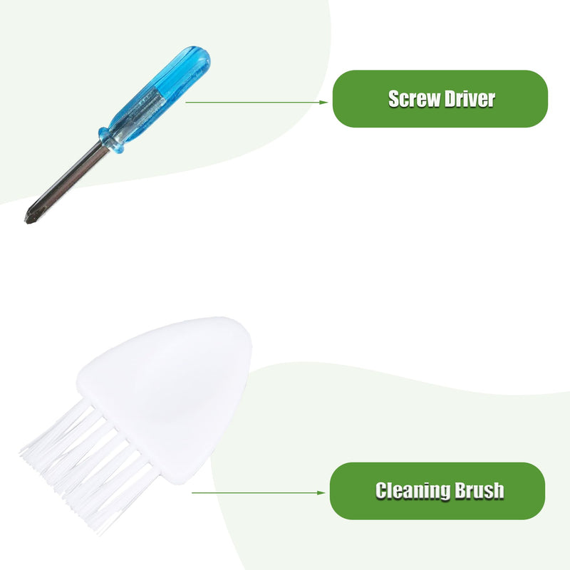 [Australia - AusPower] - LOVECO Replacement Accessories Compatible for iRobot Roomba I & J Series, i8+ i7+ i6+ i5+ i4+ i3+ i2+ i1+ j8+ j7+ j6+ j5+, 2 Set Multi-Surface Rubber Brush, 10 Filter, 10 Side Brush, 10 Dust Bag 2+10+10+10 