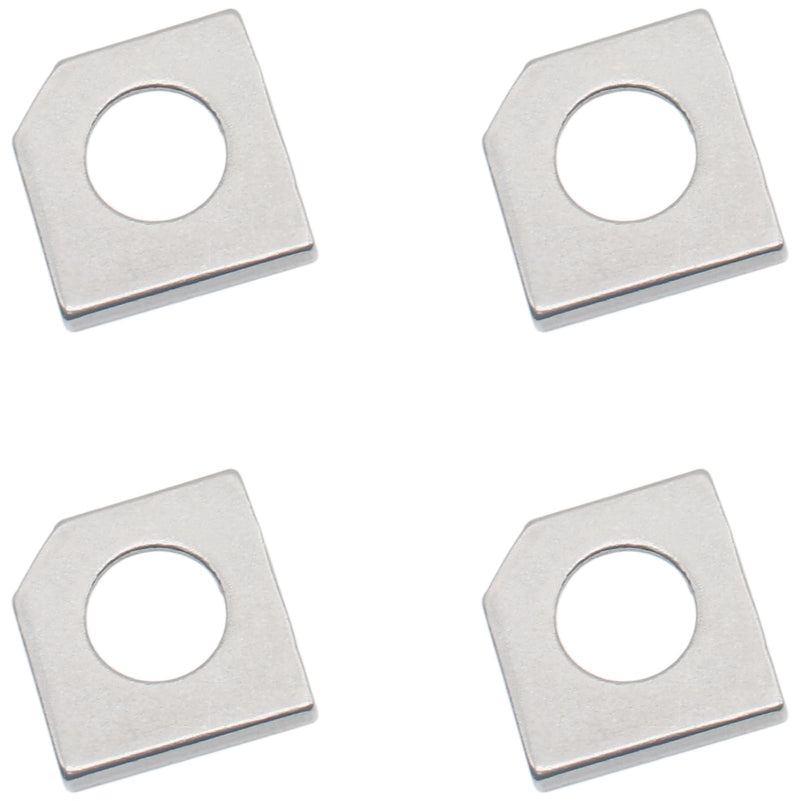 [Australia - AusPower] - 4PCS Heavy Duty Missing Angle Washer 304 Stainless Steel M8 Square Beveled Washers Suitable for Slot Section 