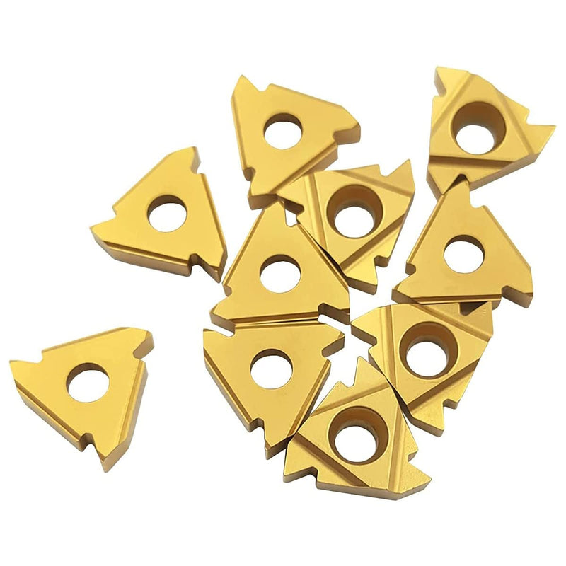[Australia - AusPower] - 10PCS 16ER AG60 / 16IR AG60 CNC Lathe Indexable Threading Carbide Turning Insert Blade (16IR AG60) 