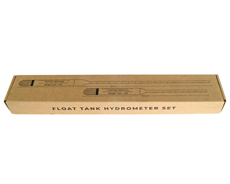 [Australia - AusPower] - Hydrometers for Float Tanks – Measure Specific Gravity of Epsom Salt Solution Floatation Therapy MgSO4 – Dual Kit – Broad & Precision Range (1.15-1.35 & 1.24-1.30) Sensory Deprivation Rest 