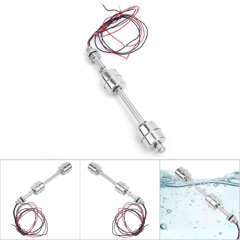 [Australia - AusPower] - Floatless Level Switch Sensor,DC 0~110V Tank Float Switch,Automatic Stainless Steel Level Sensors for Tank Pool (Floating Body 150mm/5.91in) Floating body 150mm 