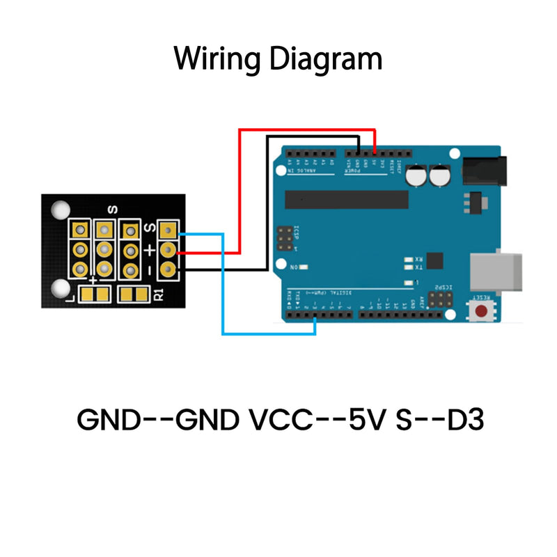[Australia - AusPower] - 10Pcs DC 3.3V-5V KY-003 Hall Effect Sensor Module 3144E A3144 Hall Effect Magnetic Sensor(Pressure sensors) 