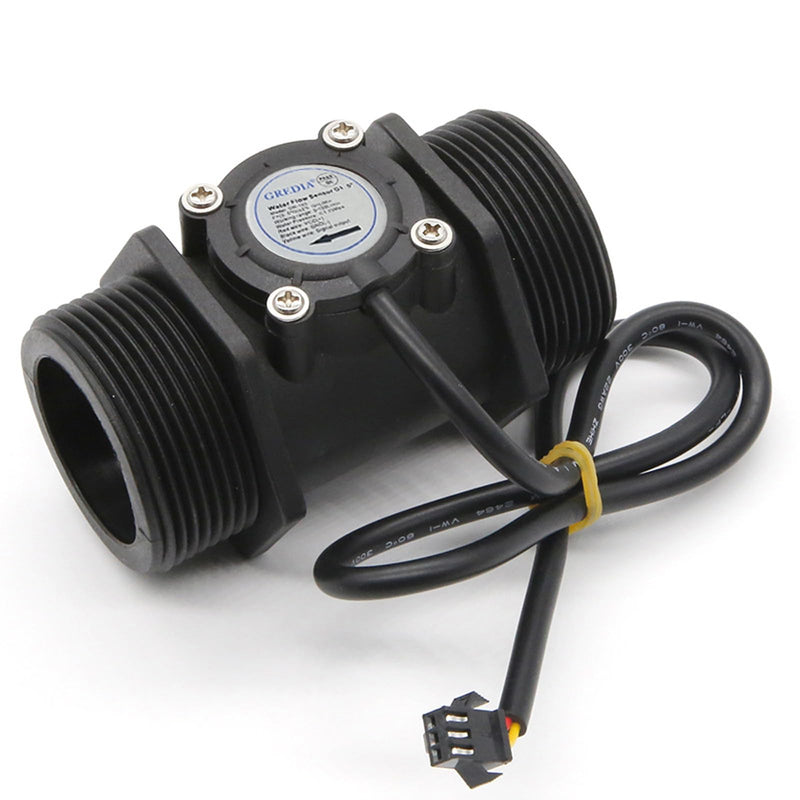 G1-1/2" 1.5" Water Flow Sensor Food-Grade Switch Hall Effect Flowmeter Fluid Meter Counter 5-150L/min G1-1/2" male thread