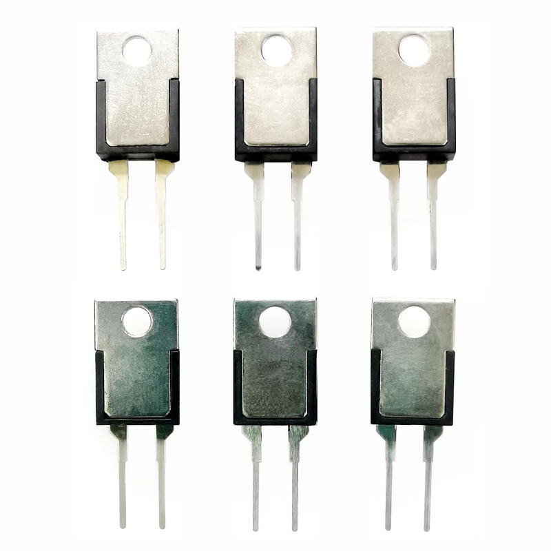 [Australia - AusPower] - 6 PCS Temperature Switch KSD-01F 35℃ 40℃ 45℃ 50℃ 55℃ 60℃ Thermal Switch Normally Open Thermostat Temperature Controller (NO 35-60℃) NO 35-60℃ 