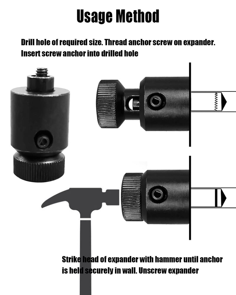 [Australia - AusPower] - TIKSCIENCE 868 Screw Anchor Expander Compatible with Greenlee Anchor 84299 Power Drill Part Caulking Anchor Size 1/4" - 20 