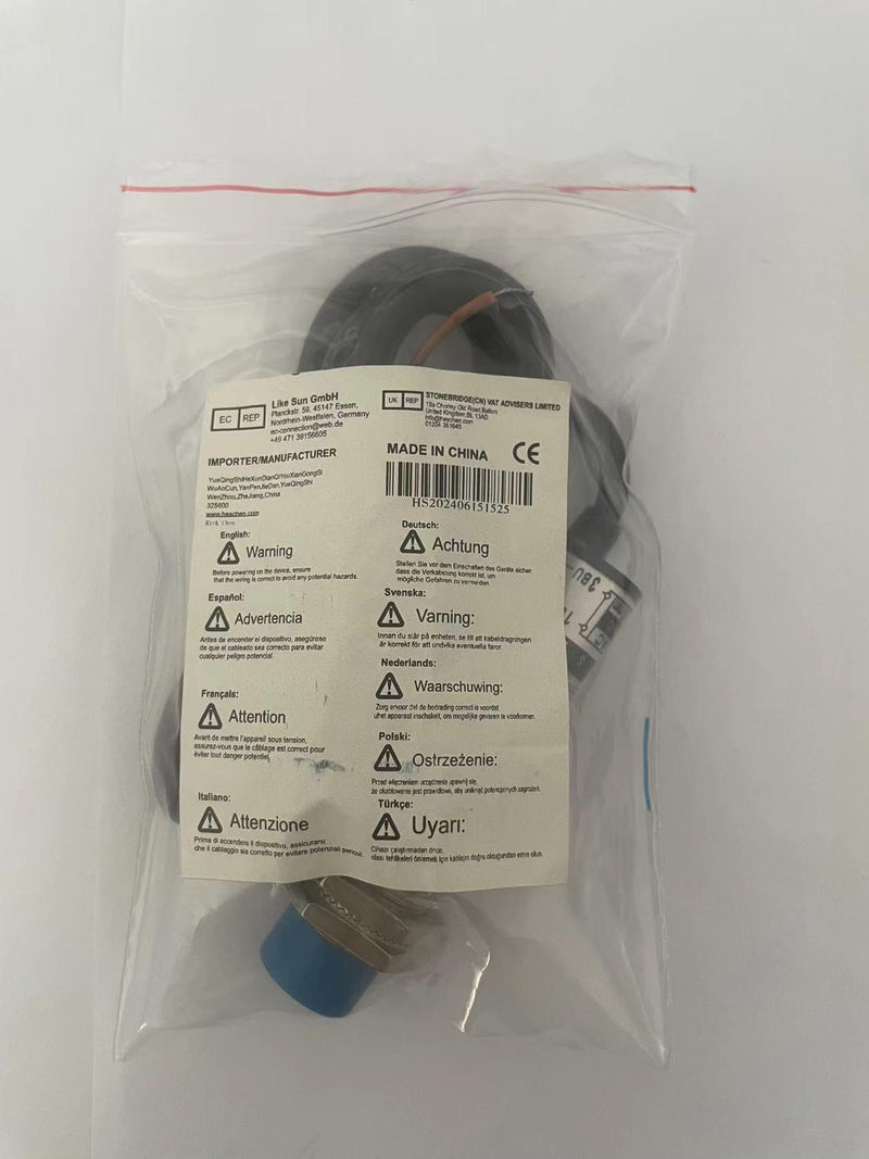 [Australia - AusPower] - Heschen M18 Capacitive Proximity Sensor Switch Non-Shield Type LJC18A3-B-Z/AY Detection 10mm 10-30VDC 200mA PNP Normally Closed(NC) 3 Wires 