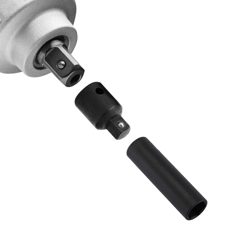 [Australia - AusPower] - Bates- Impact Socket Adapter and Reducer Set, 4-pcs, Impact Sockets Adapter Sets, Impact Adapter, Socket Adapter Set, 1/2 to 3/8 Socket Adapter, 3/8 to 1/2 Socket Adapter, 3/8 to 1/4 Socket Adapter Black 