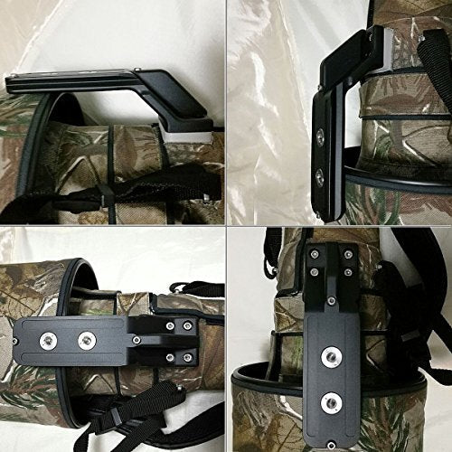 Haoge LF-C468 Lens Collar Replacement Foot Tripod Mount Ring Stand Base for Canon 400mm F2.8 is/ISII/ISIII, 600mm F4 is/ISII/ISIII, 800mm F5.6 is, Built-in Arca Type Quick Release Plate