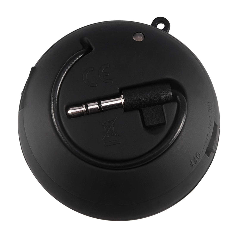 [Australia - AusPower] - Mini Speaker, Retractable Speaker with USB Charging Cable, 3.5mm Audio Interface Portable Speaker for MP3, MP4, MP5, Mobile Phones, Computers(Black, 12) black, 12 