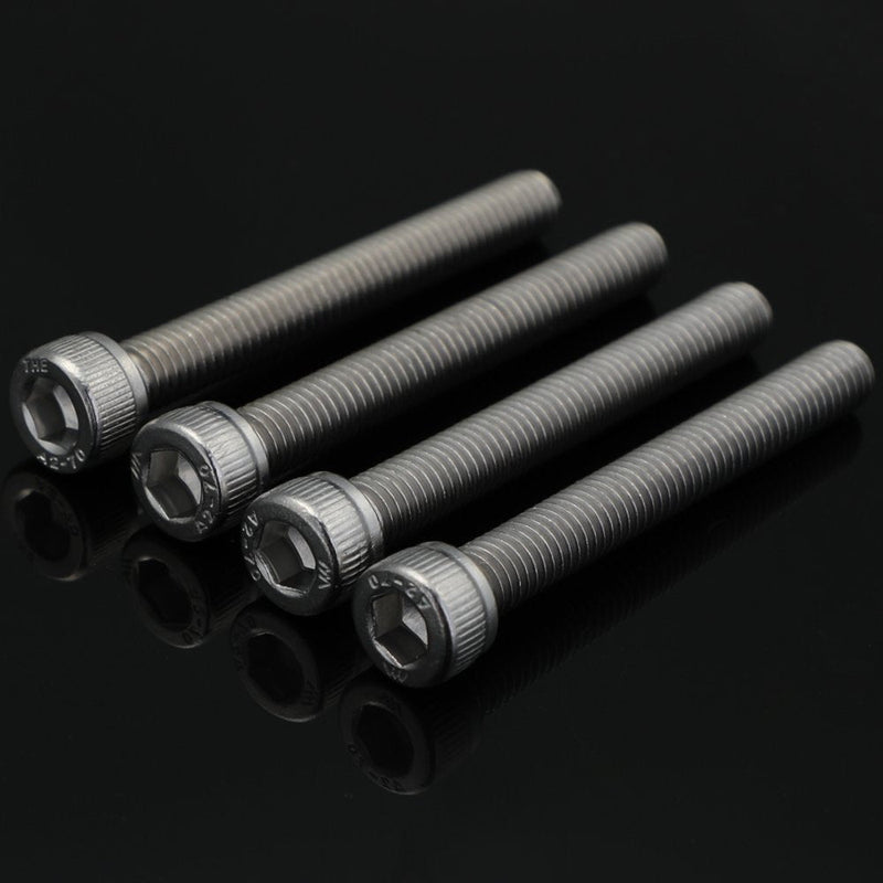 [Australia - AusPower] - M6-1.0 x 25mm Socket Head Cap Screws Metric, Allen Socket Drive, Stainless Steel 18-8 (304), Full Thread, Bright Finish, Machine Thread, 20 PCS M6 x 25mm 