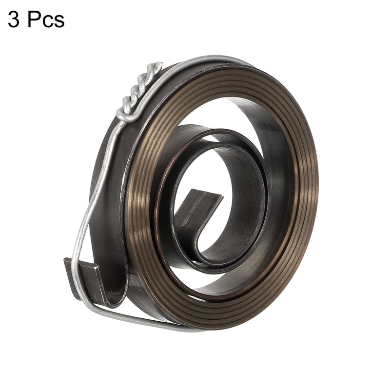 [Australia - AusPower] - uxcell Drill Press Spring Drill Press Quill Feed Return Coil Spring Assembly Spring Steel Chemical Blackening Finish 680mm Expand Long 34 x 6 x 0.65mm 3 Pcs 34 x 6 x 0.65mm - 680mm Long 