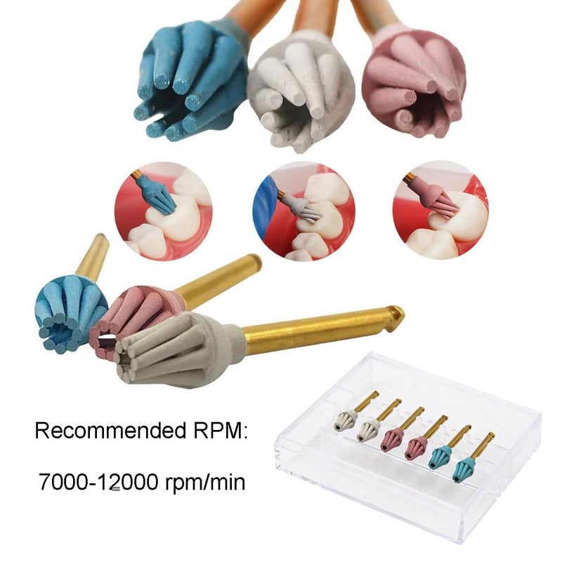 [Australia - AusPower] - Dental Rubber Diamond Polisher Helicoid for Composite Polishing Discs Dentistry Tools Lab Polish Wheel Dentist Materials 