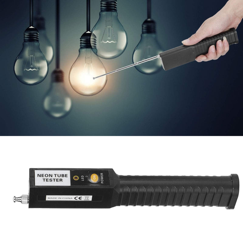 [Australia - AusPower] - Neon Light Tester, Portable Handheld Neon Tube Lamp Fluorescent Light Bulb Tester, LED Detector Repair Electrician Tool 